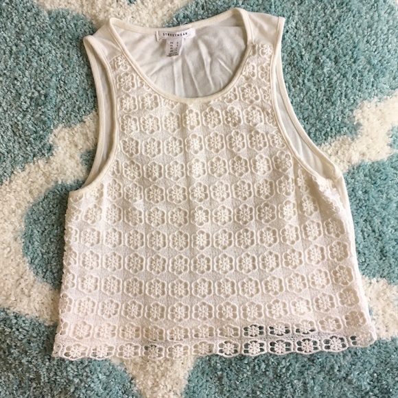 Lace Crop Top - Picture 1 of 4